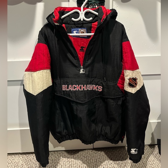 Vintage Chicago Blackhawks Starter Jacket - Picture 2 of 4